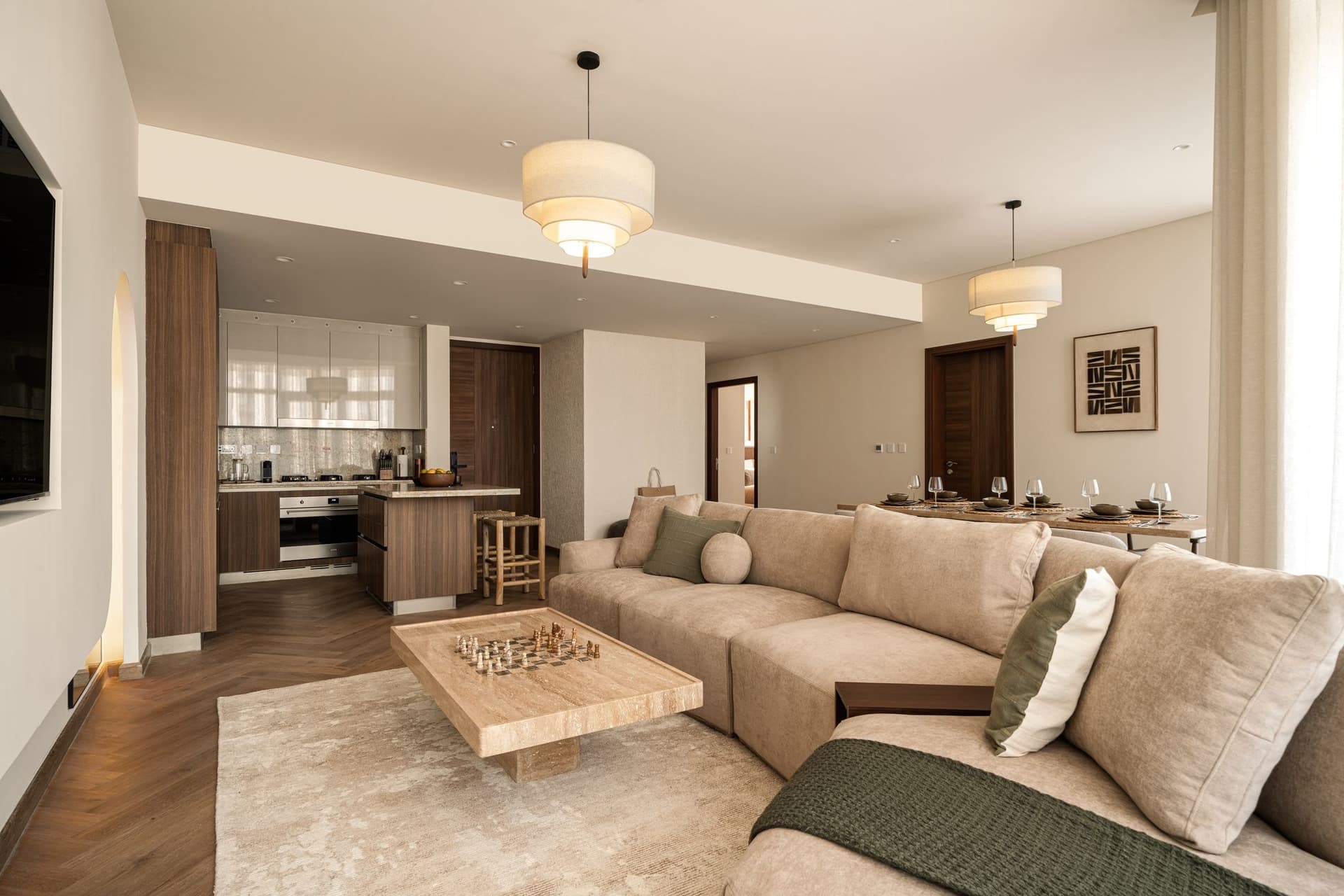 Seraya Coffee Table Chess